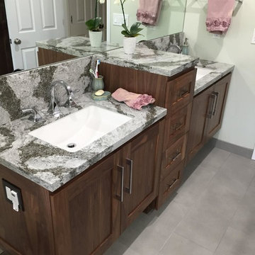 Custom Walnut Cabinets