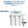 APEC 75 GPD UV Complete Replacement Filter Set for ROES-UV75 (Stage 1-6)