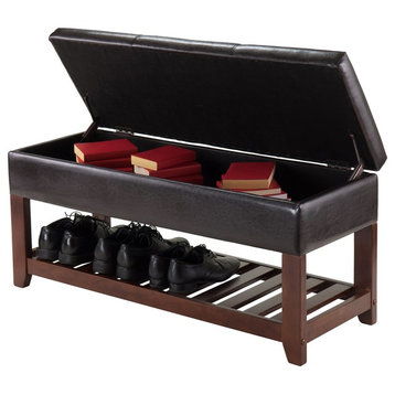 Winsome Wood Monza Bench With Storage Chest