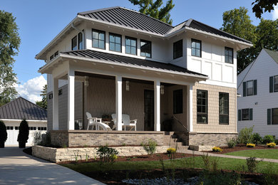 Transitional exterior home photo in Minneapolis