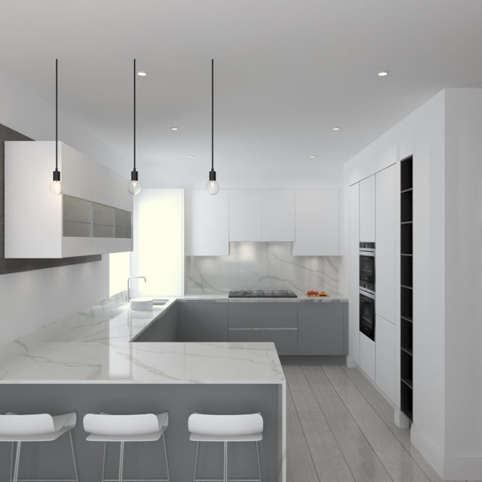 Kitchen - modern kitchen idea in Kent