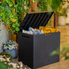 City Box 30 Gallon Resin Deck Box for Patio Storage