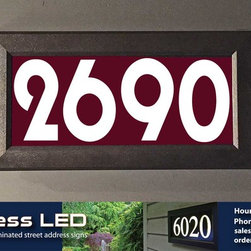 Address LED - illuminated house numbers - House Numbers