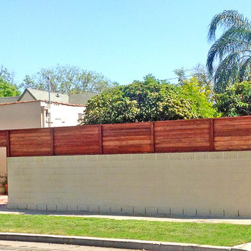 Custom Redwood Privacy Fencing