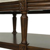 Demilune Accent Bench in Winslow Brown