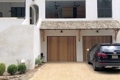 Minimalist two-car garage photo in Atlanta