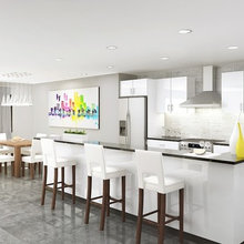 Interior 3D render