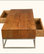 Rustic Wood & Industrial Iron 4-Drawer Coffee Table