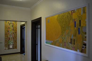 Inspiration for a large modern home design remodel in Miami