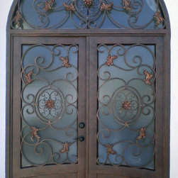 Favela - Iron & Glass Entry Door - Front Doors