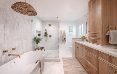 Bathroom of the Week: Warm, Timeless Style Updates a DIY Misstep