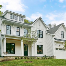 white exterior w/ black windows