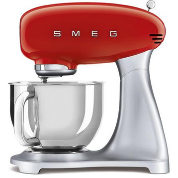 Smeg SMF02 50's Retro Style Stand Mixer, Red