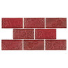 Antic Feelings Red Moon Ceramic Wall Tile