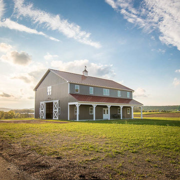 2-Story Pole Barn Garage