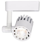 WAC Lighting - WAC Lighting Exterminator LED 3000K 40 Degree Beam in White for H Track - Superior illumination in a compact design. The Exterminator outperforms a 20W Metal Halide all in a small, unobtrusive package. High performance with a robust die-cast construction makes this luminaire perfect for general, accent and wall wash applications in residential and commercial environments. For use with 120V track. Track Fixture is available in H, J/J2, and L track configurations. Order according to track layout specifications.