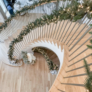 116_Elegant & Eye-catching Curved Staircase, Leesburg VA 20175