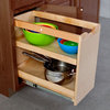 Cabinet Pull Out Shelving Organizer- 11 Inch Wide 2 Full Shelves