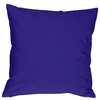 Pillow Decor - Caravan Cotton 16 x 16 Throw Pillows, Royal Blue