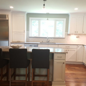 Merged small kitchen and dining room