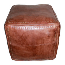 leather foot stool