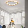 LED Ceiling Light in the Shape of Cloud For Bedroom, Kids Room, Gold, Dia19.7xh2.0", Warm Light
