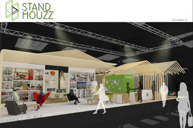 Design d'un stand - ITECOM PARIS 2017 en partenariat avec HOUZZ