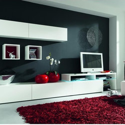 Contemporary "Amsterdam" Wall systems Made in Germany - Entertainment Centers And Tv Stands