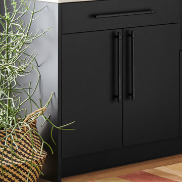 Matte Ebony Base Cabinetry