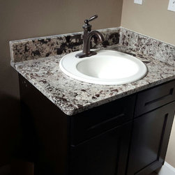 "White Splendor" Granite Vanity - Products