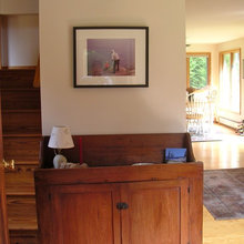 House with pine trim like ours. Like decor