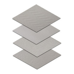 Rhombus Dark Grey - Wall And Floor Tile