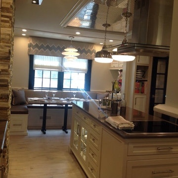 Long View of Kitchen and Eating Area -- After