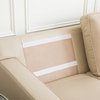 Stardell Top Grain Leather Sofa, Cream