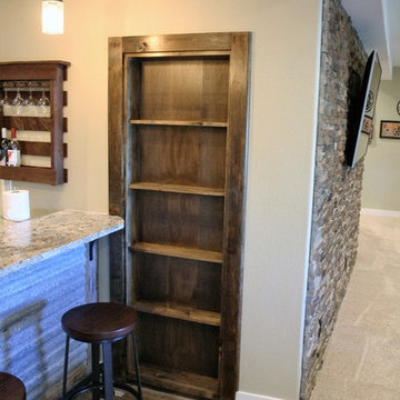 Colorado Rustic Basement