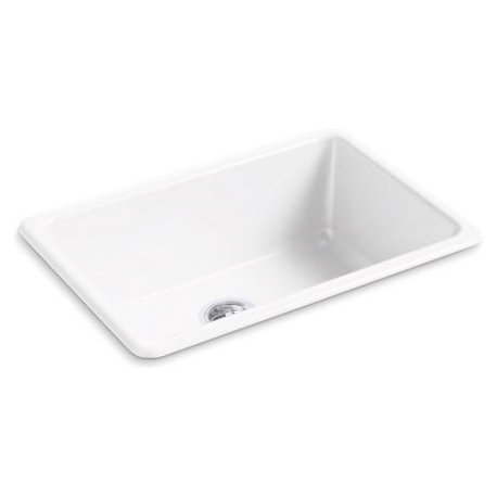 Kohler Iron/Tones 27" X 18-3/4" X 9-5/8" Top-/Under-Mount Kitchen Sink, White