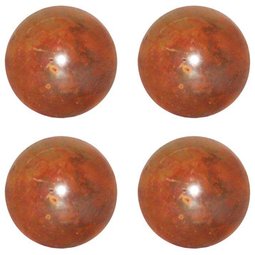 POMEROY 401374/S4 Bali Set of 4 Spheres - 4", Burned Copper