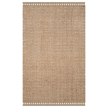 Safavieh Vintage Leather Collection NF856A Rug, Natural, 6' X 9'