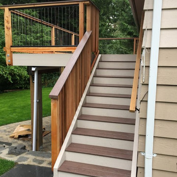 Squamish "Hospital Hill" deck & landscaping