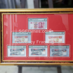 Currency Framing &ndash; With Custom Border and Window &ndash; SGFrames - Products