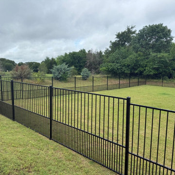 WROUGHT IRON FENCE - POTTSBORO, TX