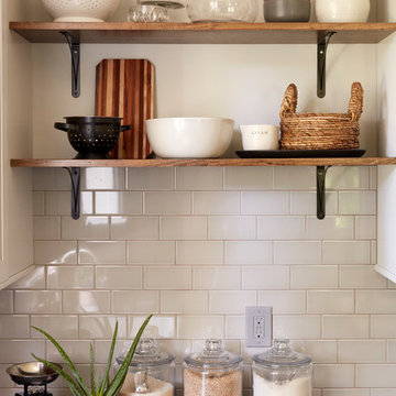 Brown Farmhouse Kitchen