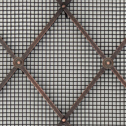 Oxford Decorative Grilles - Hand assembled 55mm Diamond grille with Alternate pl - Decorative Accessories