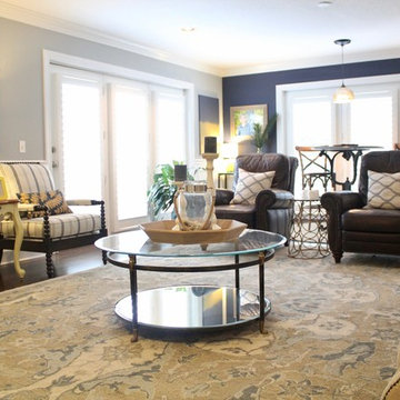Traditional Rustic Family Room - St. Johns, FL