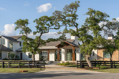 Example of a mountain style exterior home design in Austin