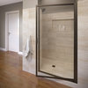 Basco A001-8CL Sopora 63-1/2"H x 32-7/8"W Hinged Framed Shower - Oil Rubbed
