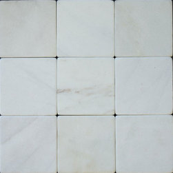 3x3 Cream White Stone Tile Mosaic Collection - Home Accessories & Decor