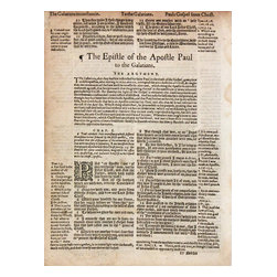 Consigned Antique Pre-King James Bible 1603 - Prints And Posters