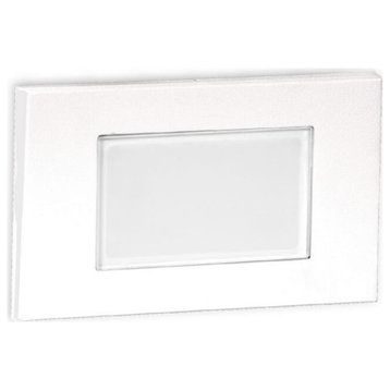1-Light LED Low Voltage Diffused Step and Wall Light in White