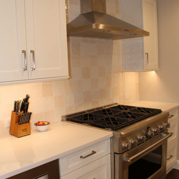 Long Island Clean White Kitchen Design